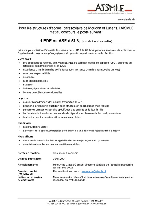 UAPE_annonce EDE-ASE dès 22.01.2024 (ID 35322)