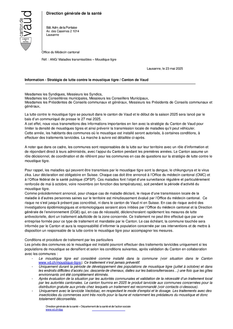 Note d'information aux communes-MoustiqueTigre-mai 2025 Note d'information aux communes-MoustiqueTigre-mai 2025