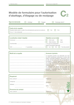 Abattage-arbre-formulaire Demande d'abattage d'arbre