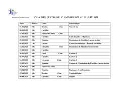 Plan_des_cultes2023 Programme des cultes